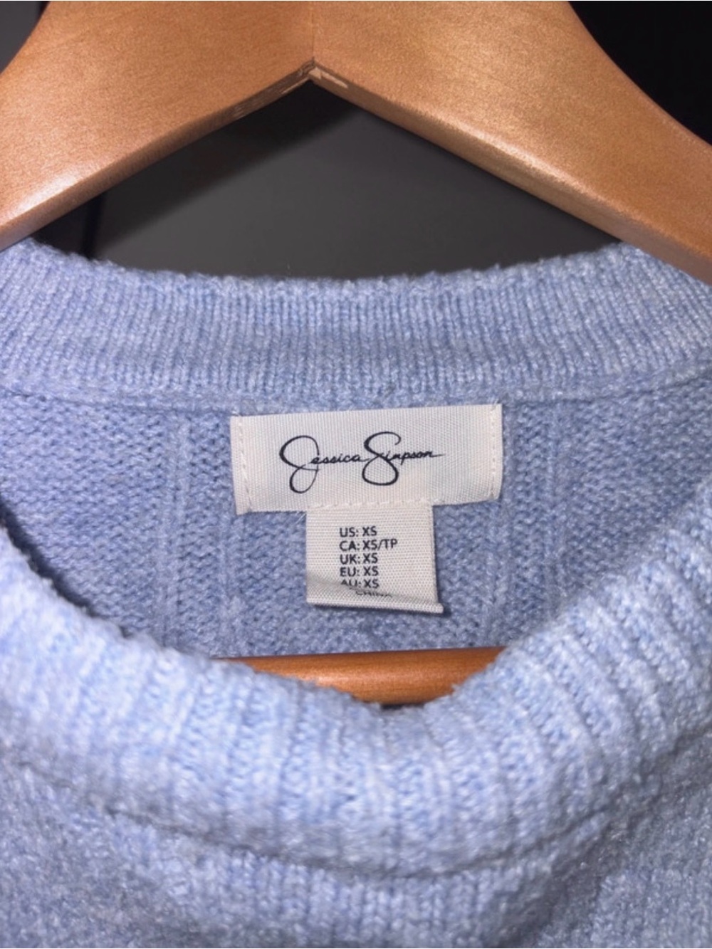 Jessica Simpson Pastel Blue women’s/girls/teen Crewneck Sweater
